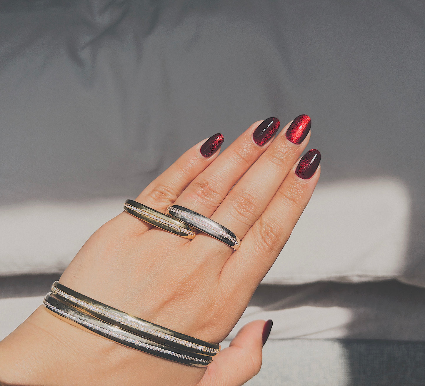 Rashk Double Finger Ring