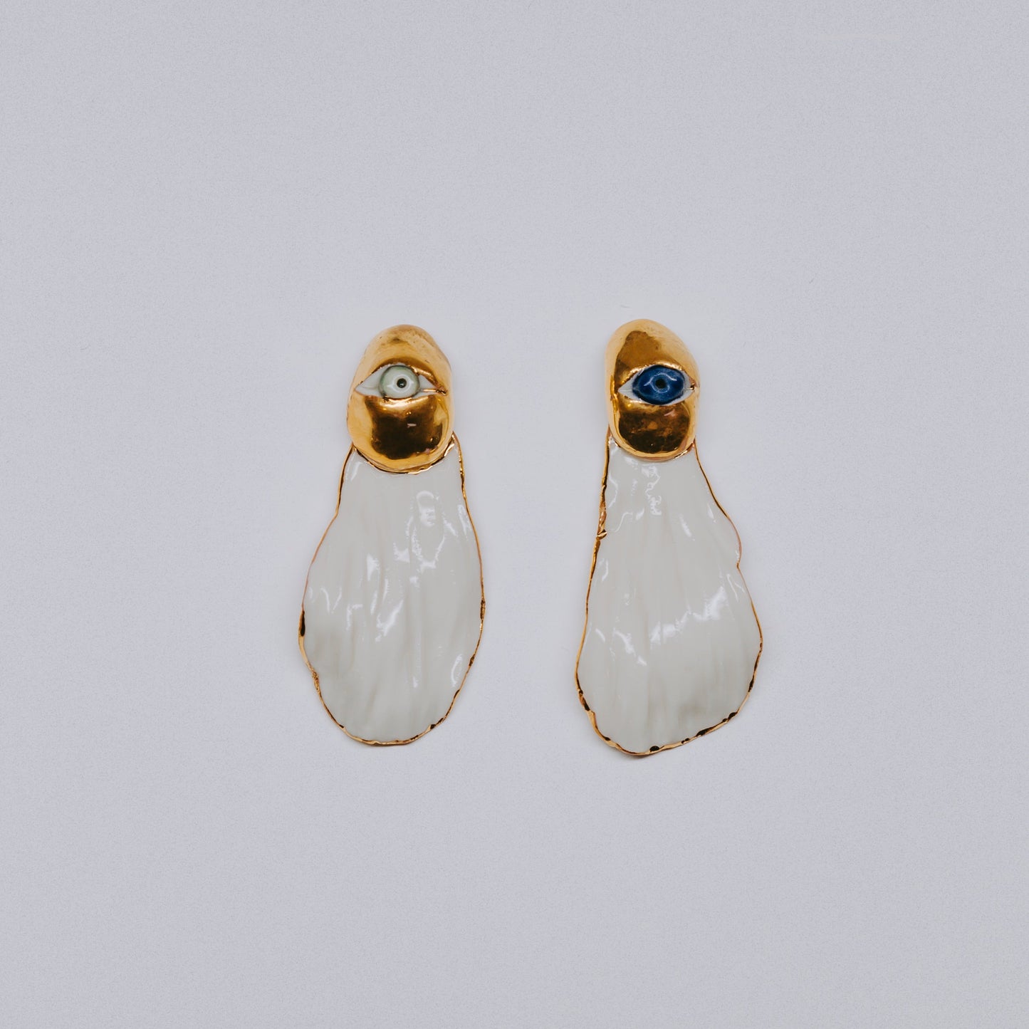 Apri Jewellery - Eye Petal Earrings 001