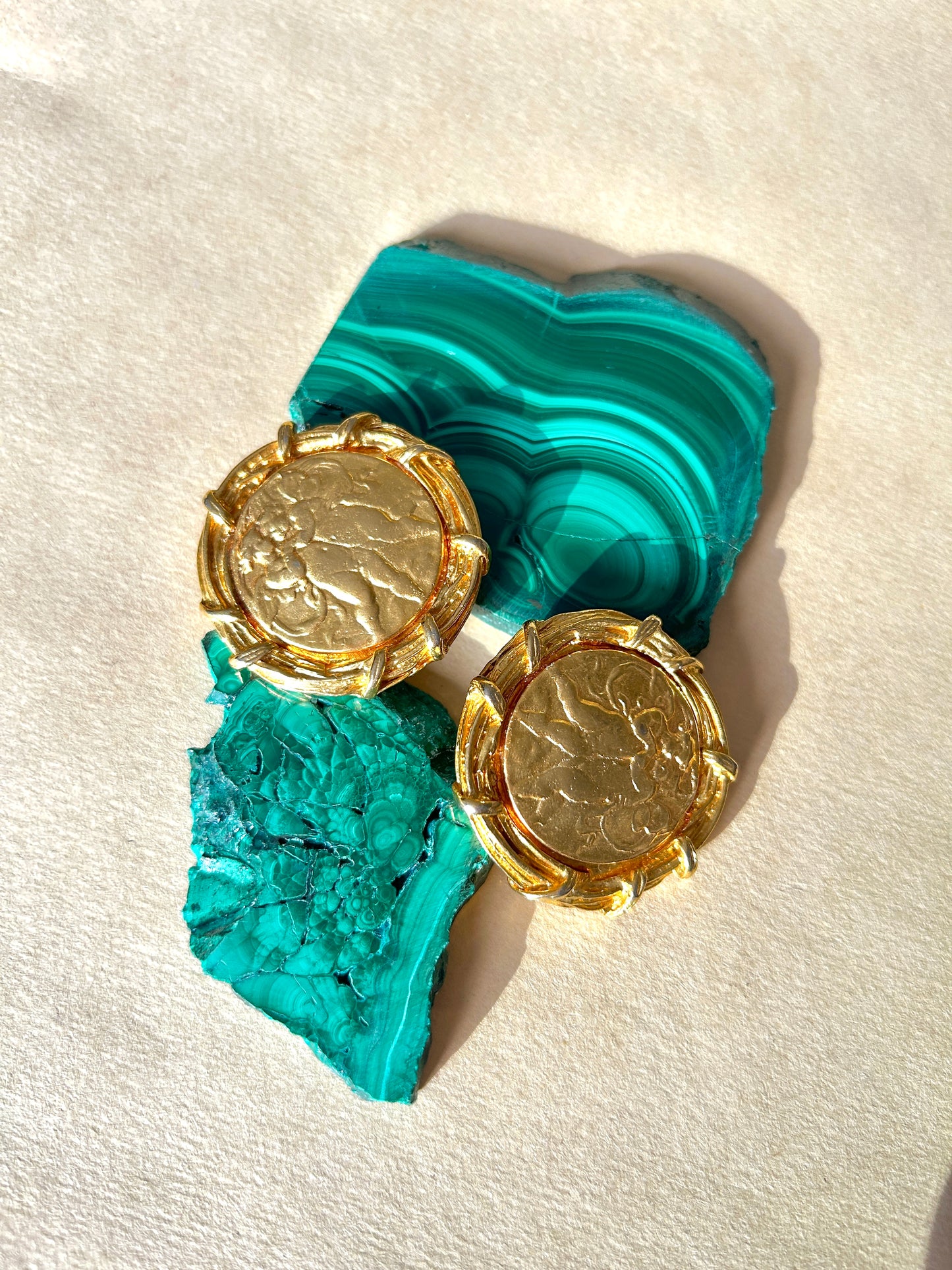 Vintage Cupid Clip On Earrings