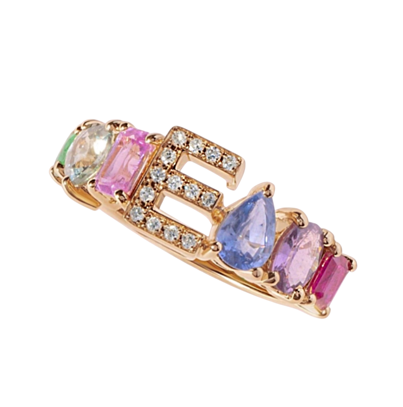 PREORDER - Jai Initial Sapphire Ring - DRJ Fine