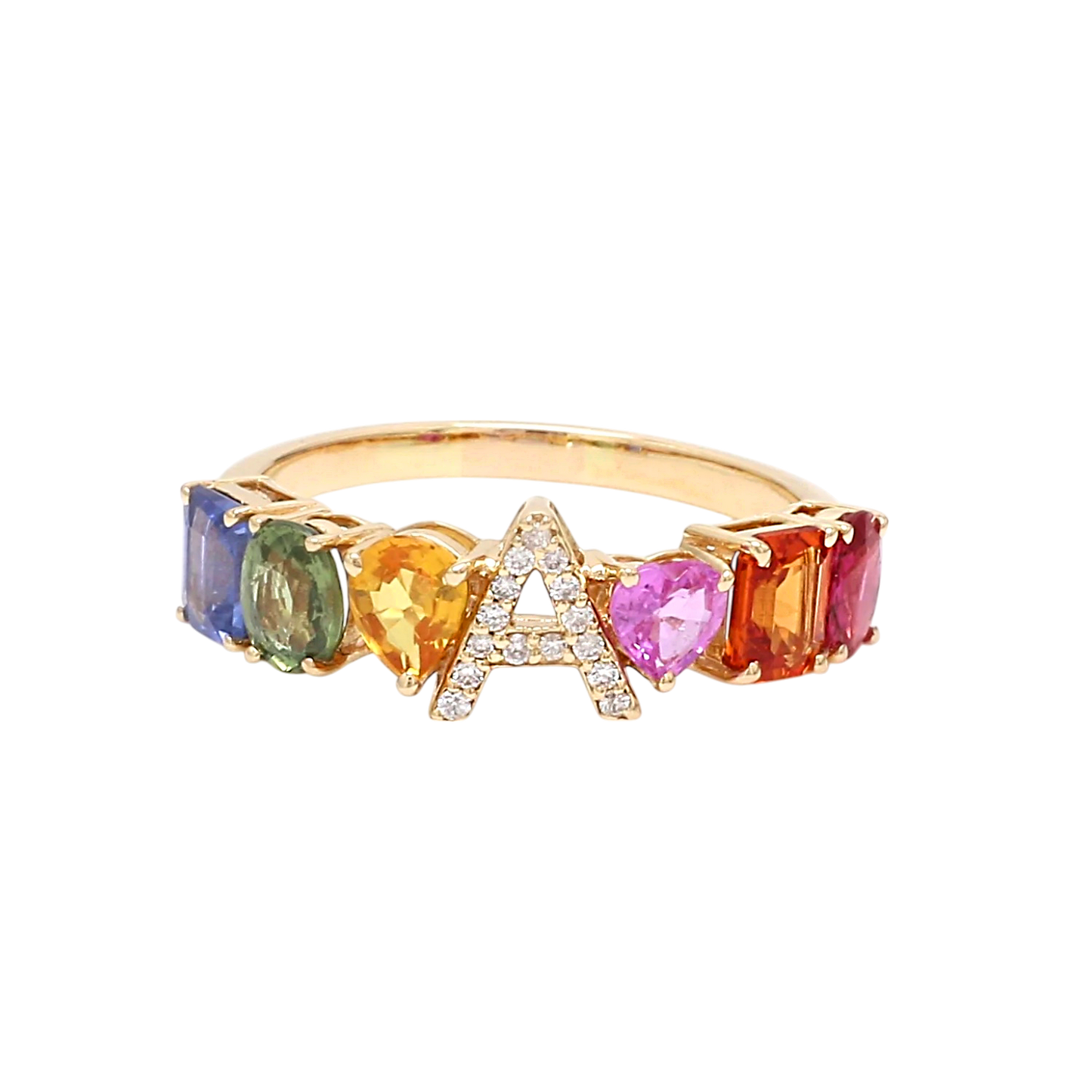 PREORDER - Jai Initial Sapphire Ring - DRJ FINE