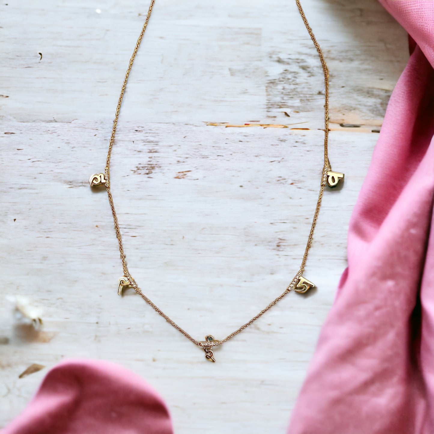 PREORDER - Tuyo Necklace Custom Language/Font - DRJ Fine