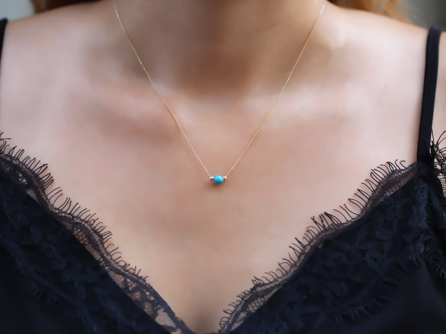 PREORDER - Rena Single Stone Necklace