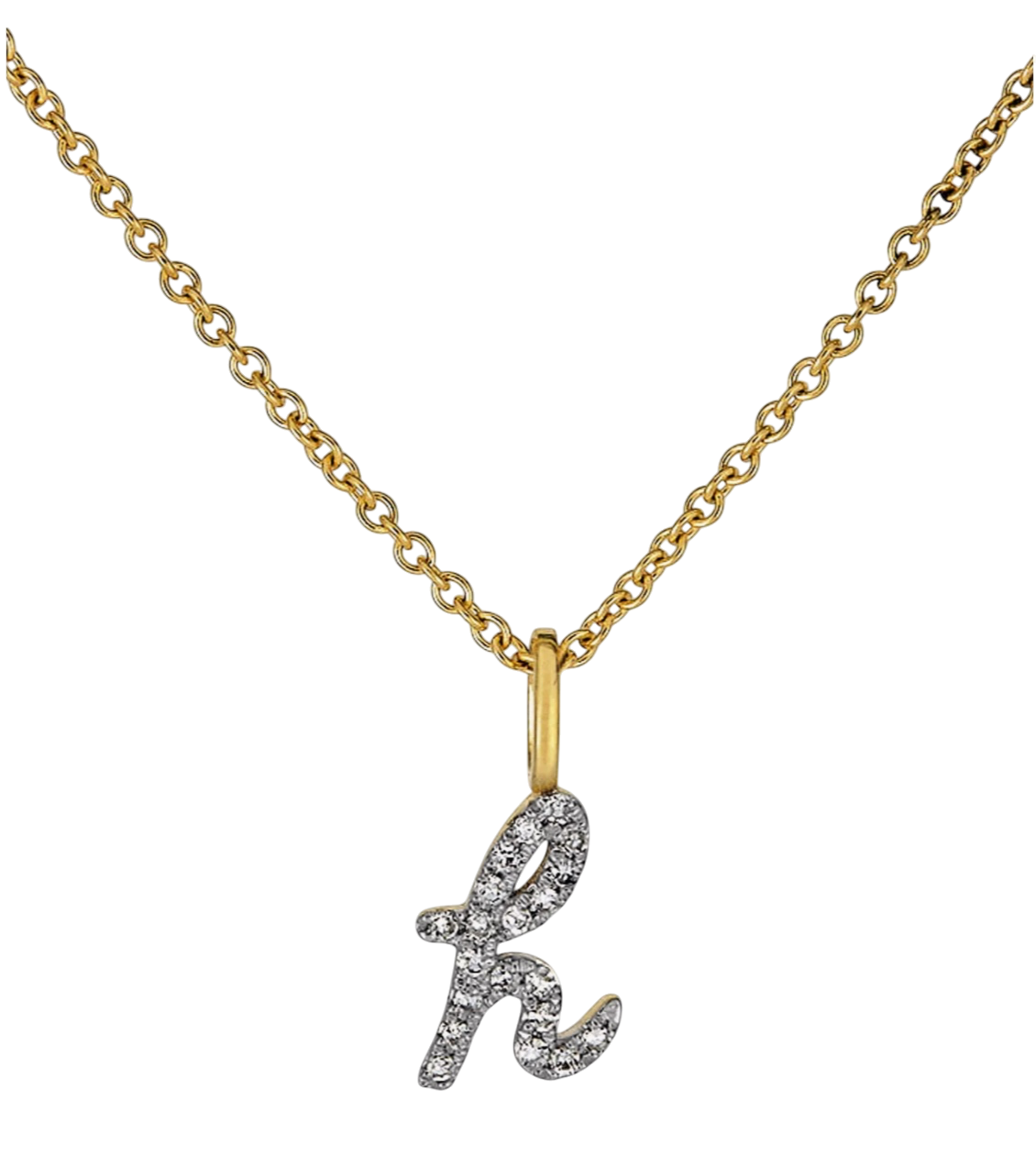 PREORDER - Tuyo Necklace Cursive Alphabet - DRJ Fine
