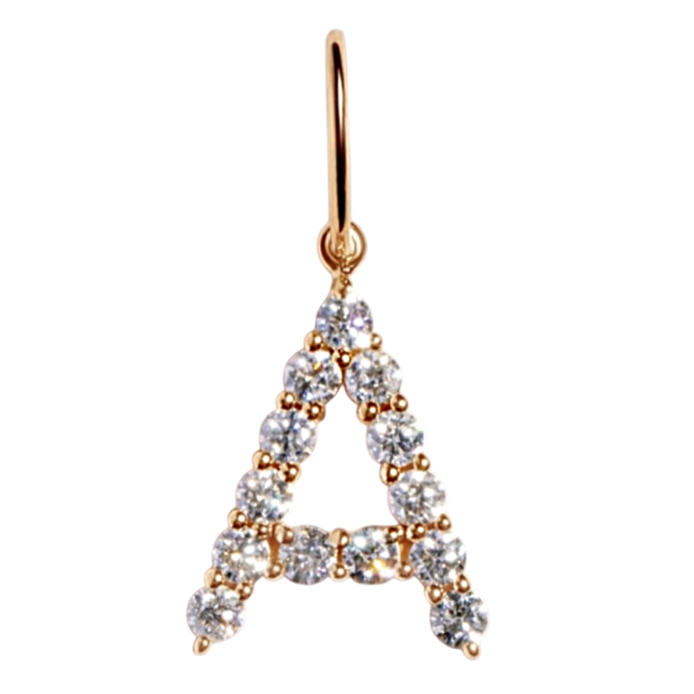 PREORDER - Tuyo Diamond Initial Pendant - DRJ Fine