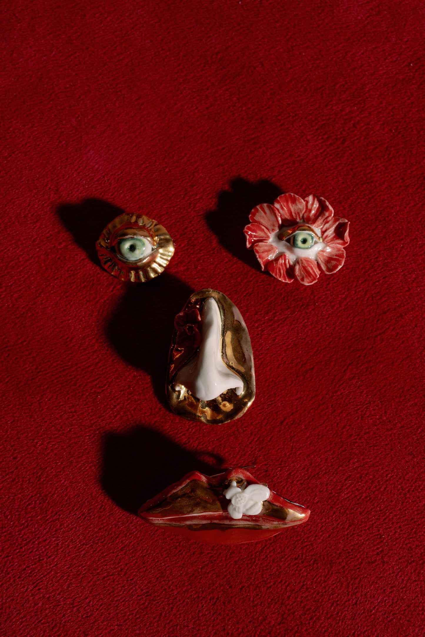 Apri Jewelry - Mouth Brooch