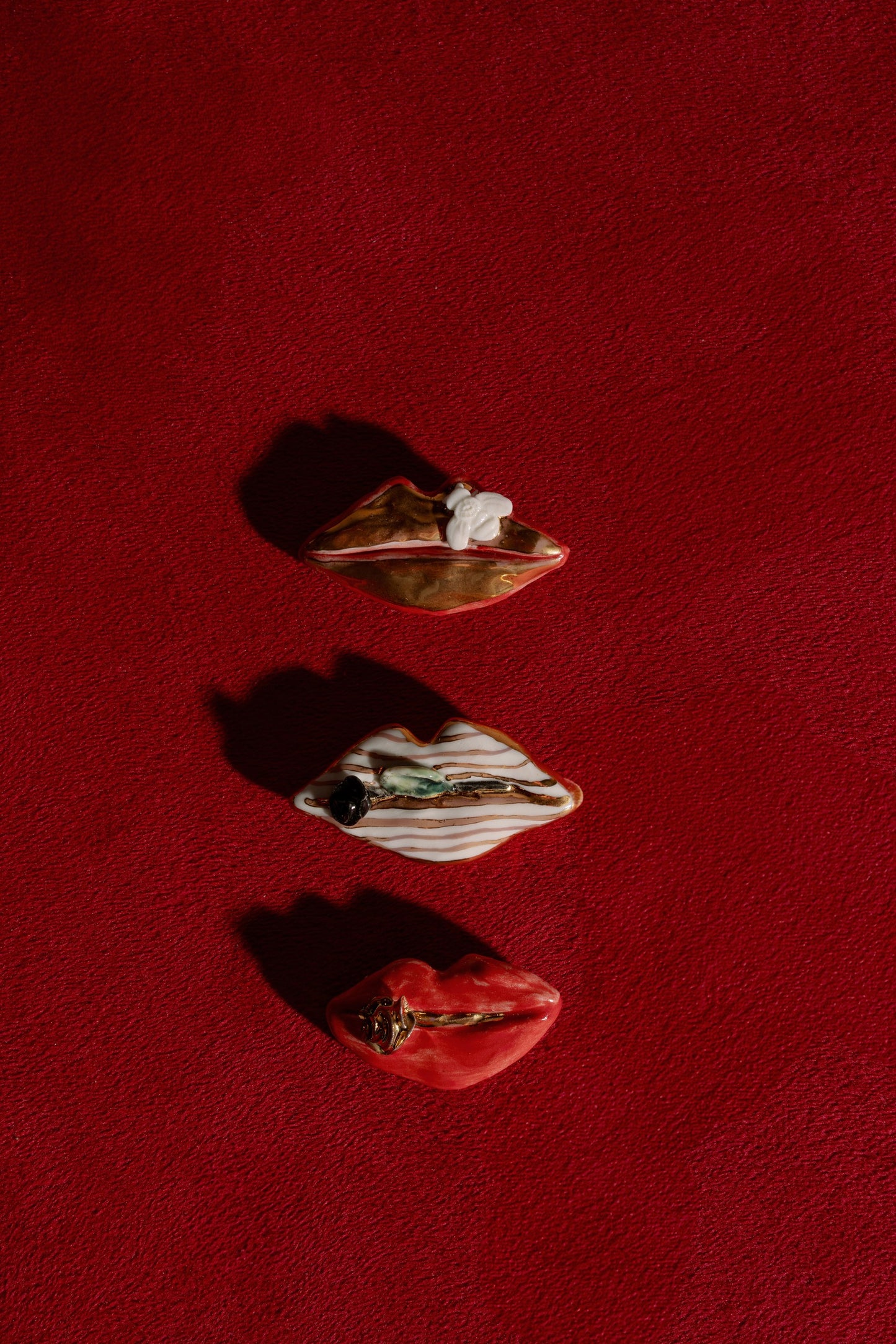Apri Jewelry - Mouth Brooch