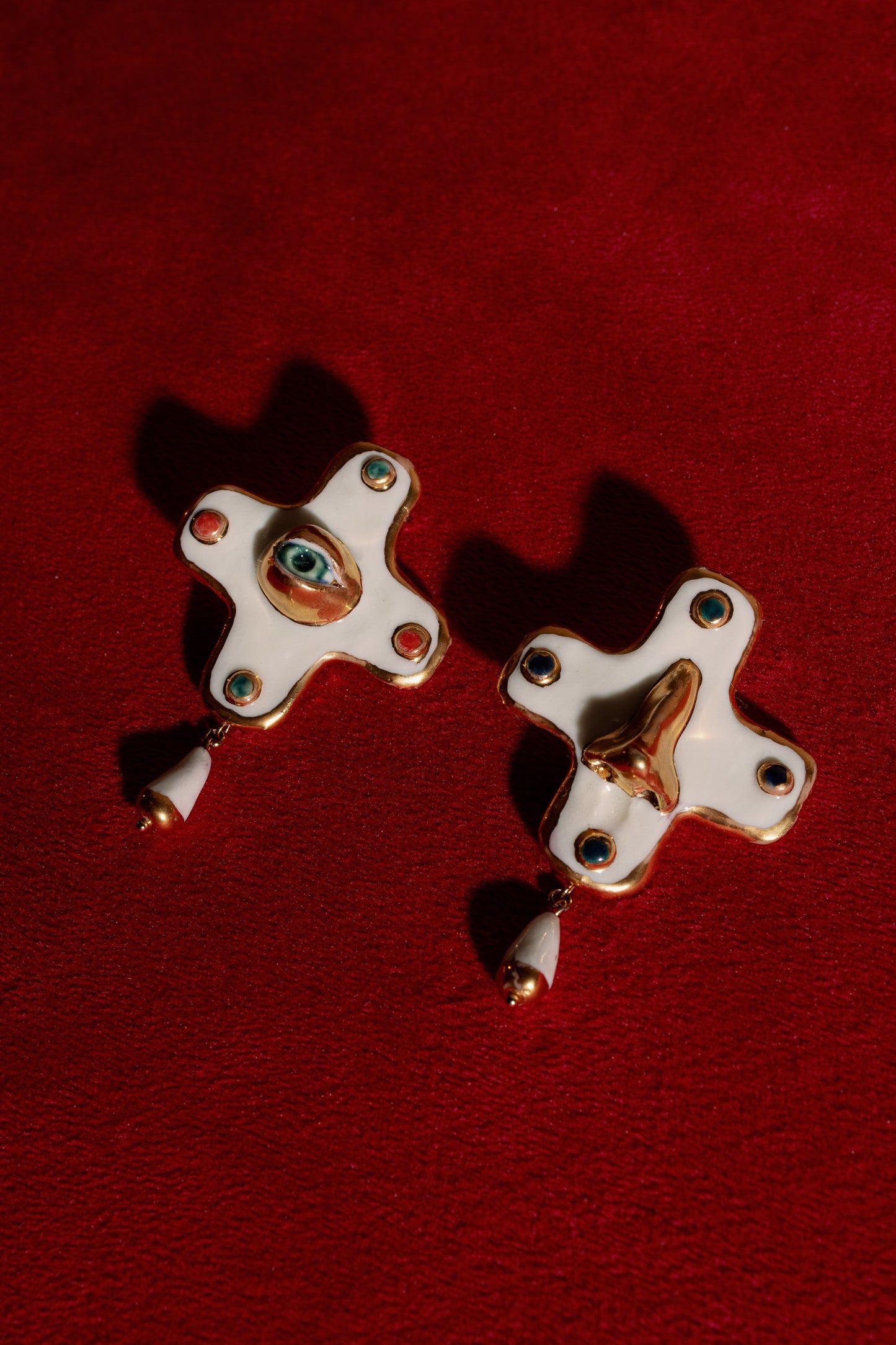 Apri Jewelry - Cross Earrings