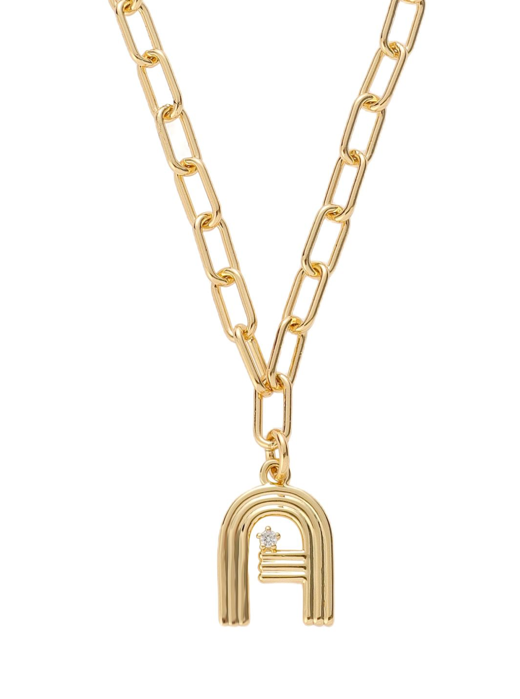 PREORDER - Art Deco Initial Necklace