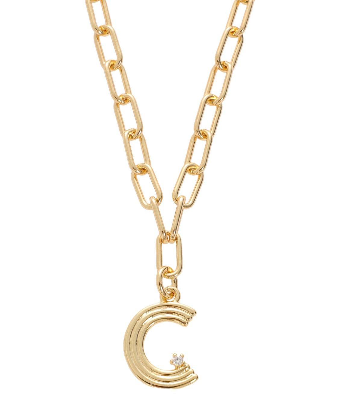 PREORDER - Art Deco Initial Necklace