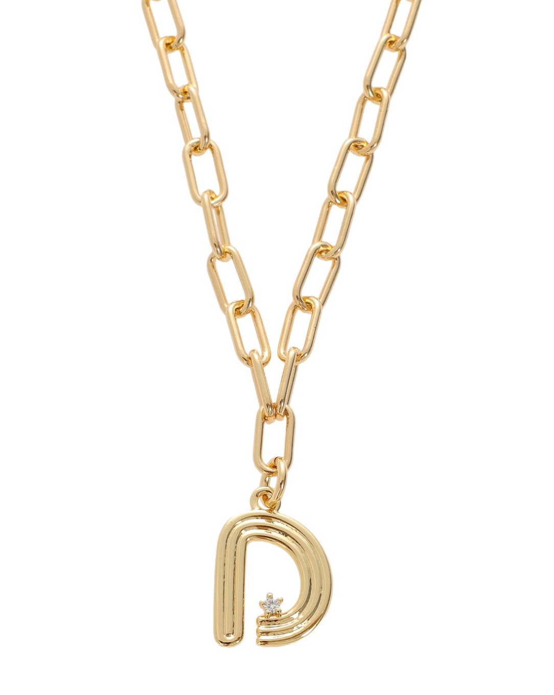 PREORDER - Art Deco Initial Necklace