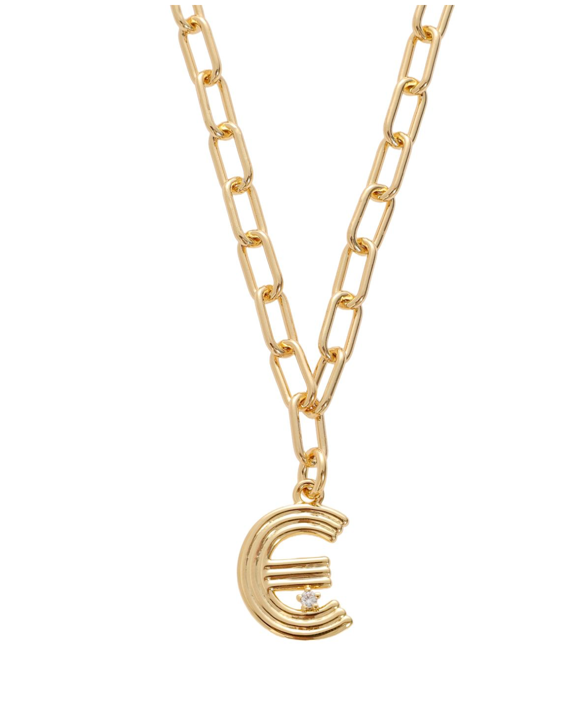 PREORDER - Art Deco Initial Necklace