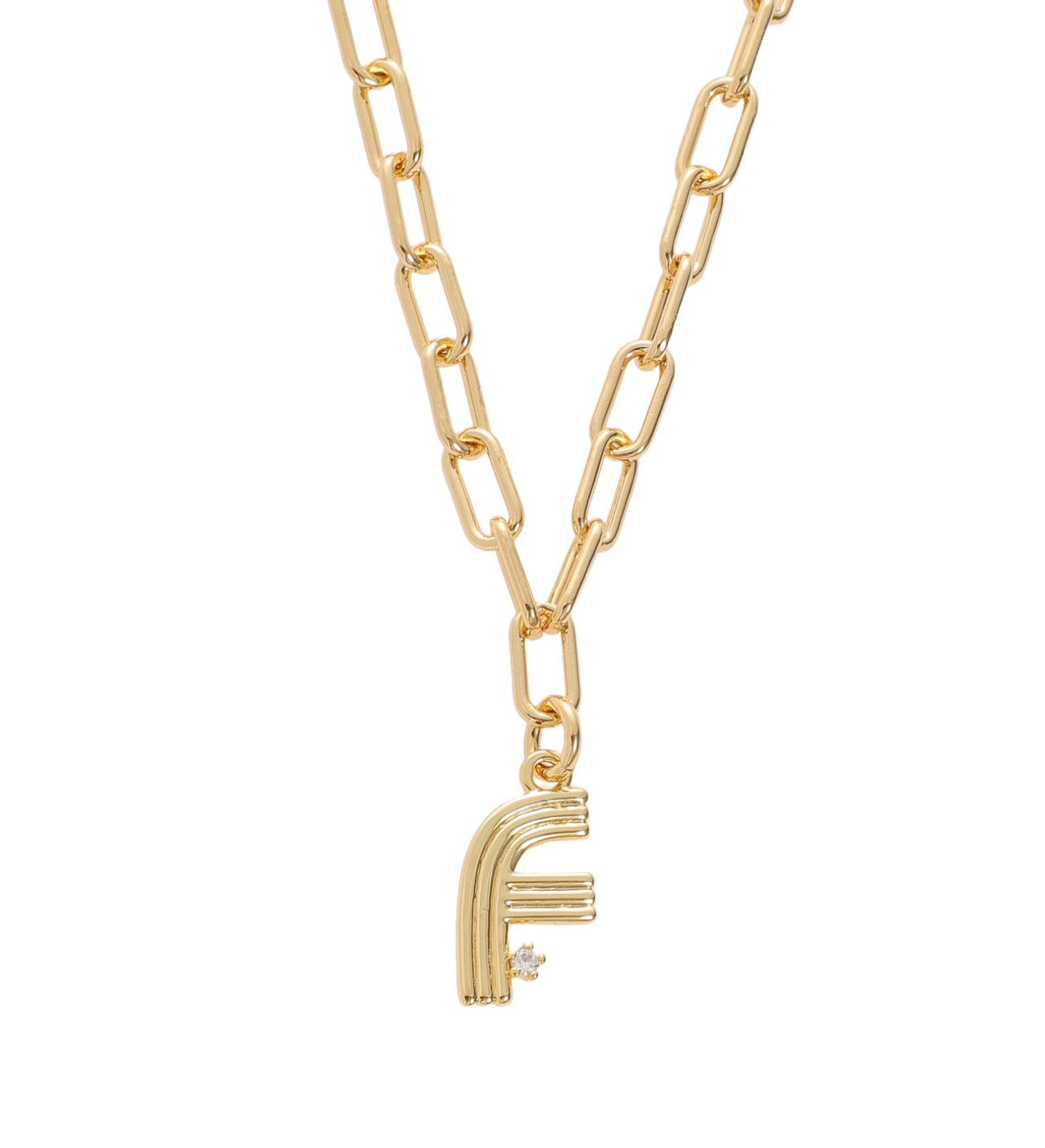 PREORDER - Art Deco Initial Necklace