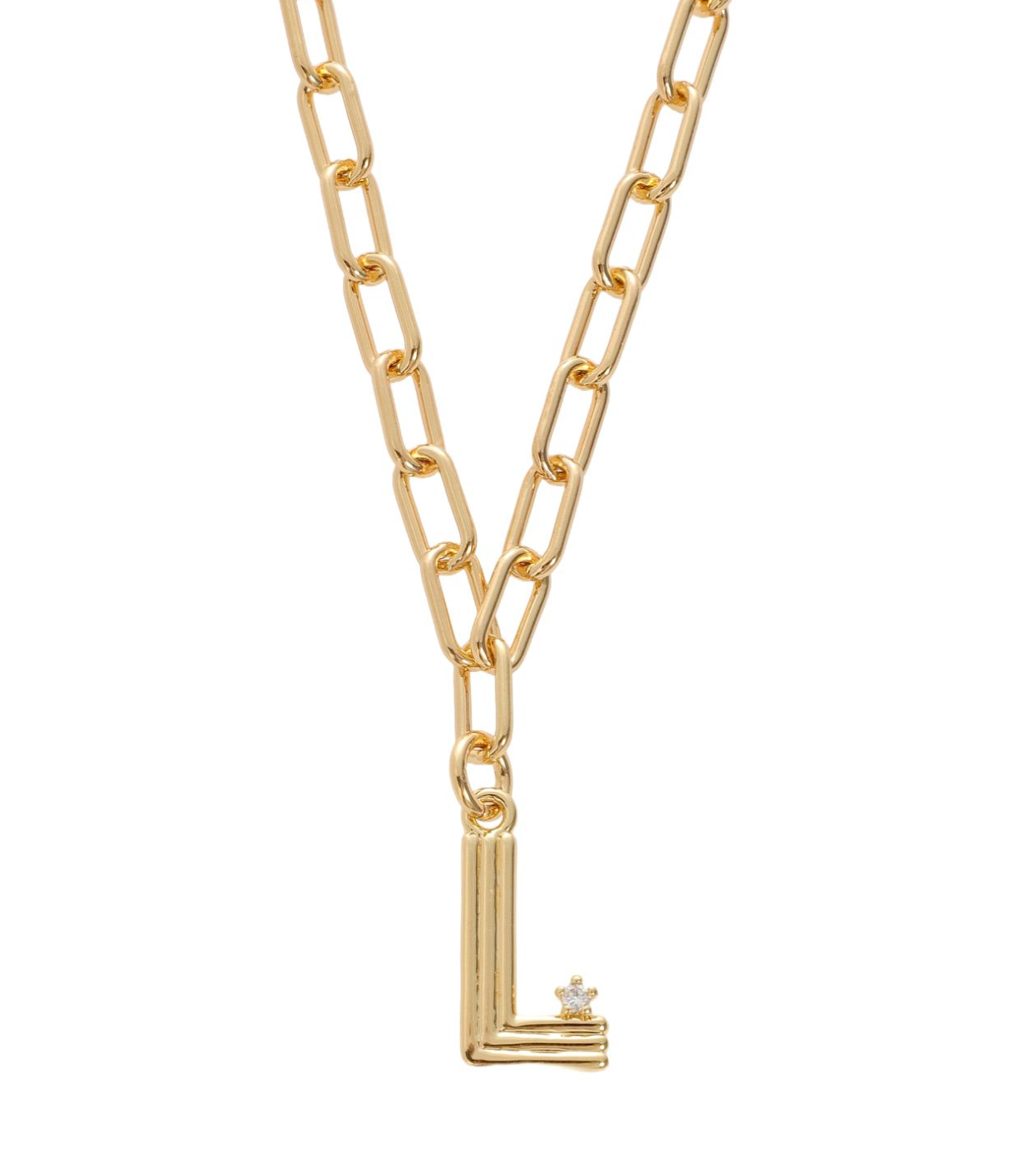 PREORDER - Art Deco Initial Necklace