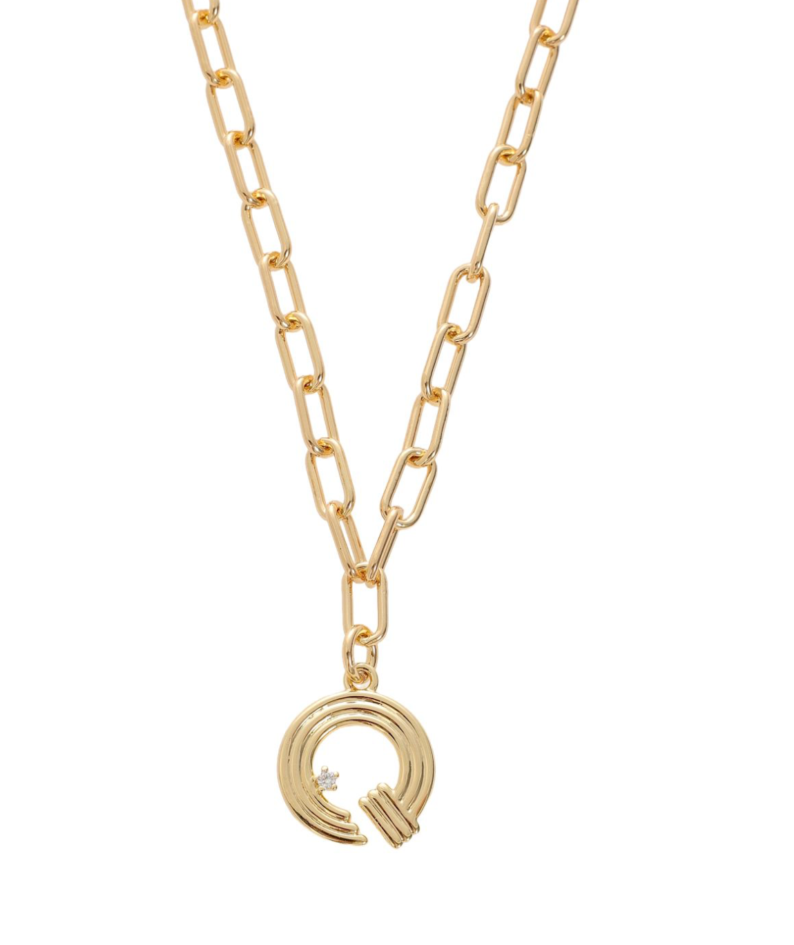PREORDER - Art Deco Initial Necklace