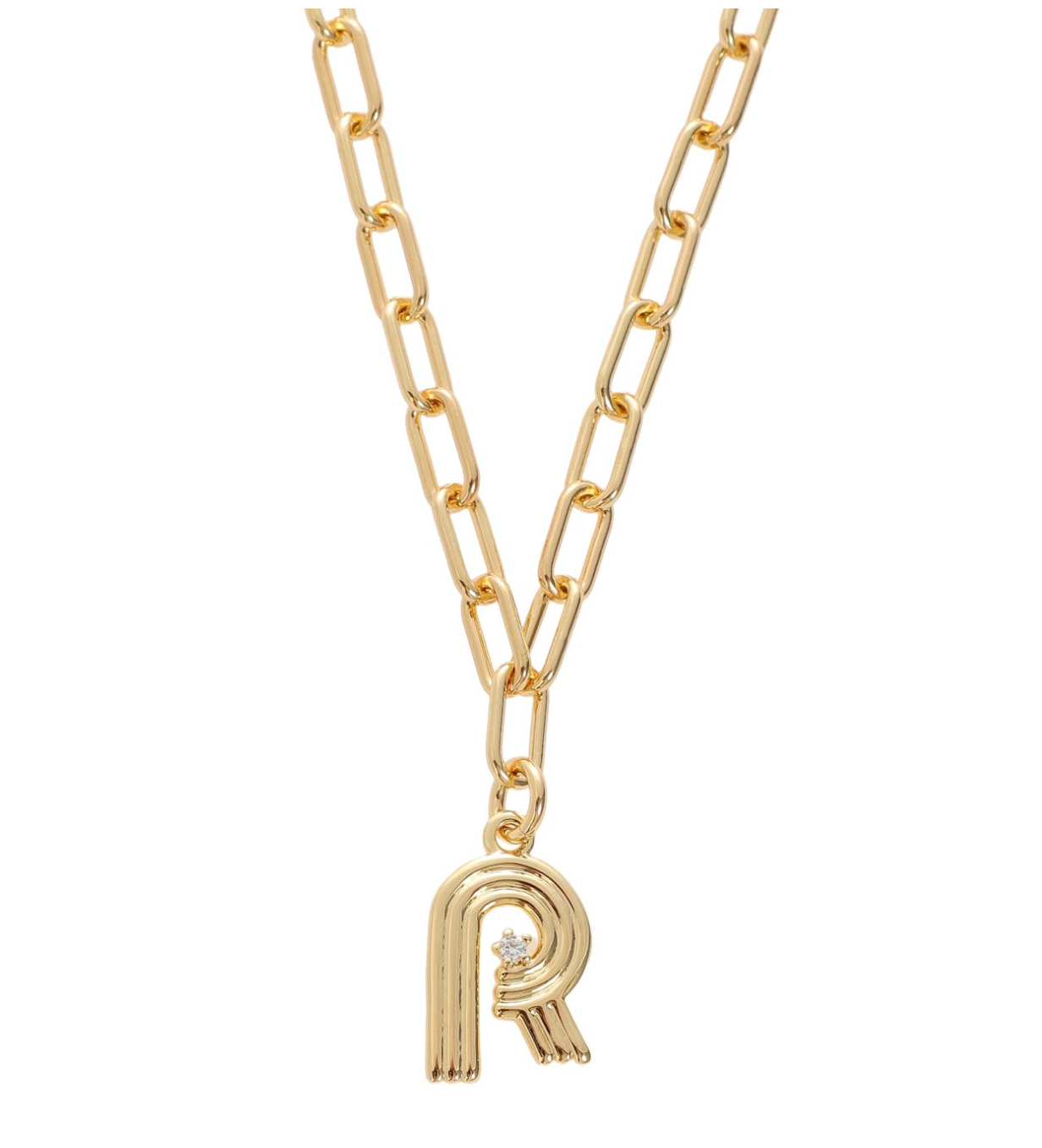 PREORDER - Art Deco Initial Necklace
