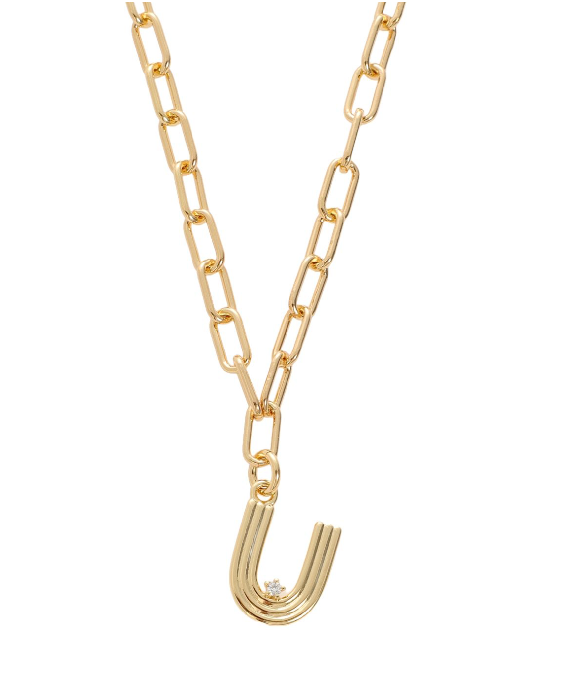 PREORDER - Art Deco Initial Necklace