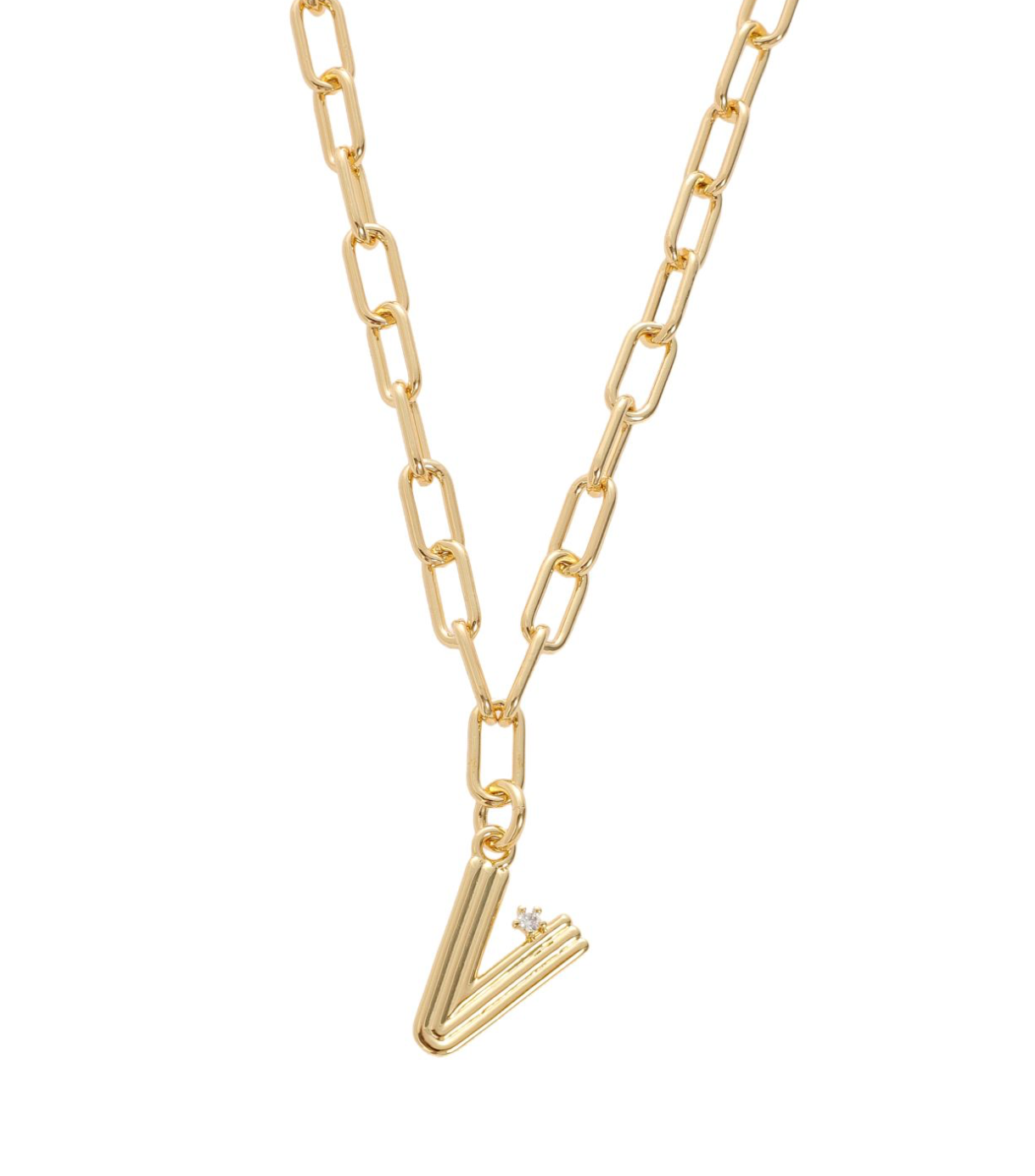 PREORDER - Art Deco Initial Necklace