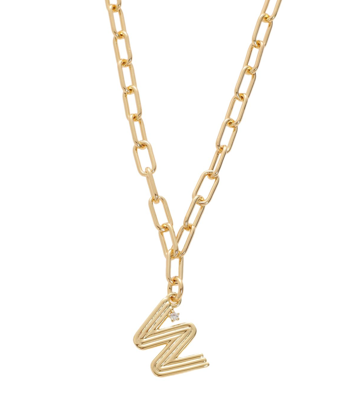 PREORDER - Art Deco Initial Necklace
