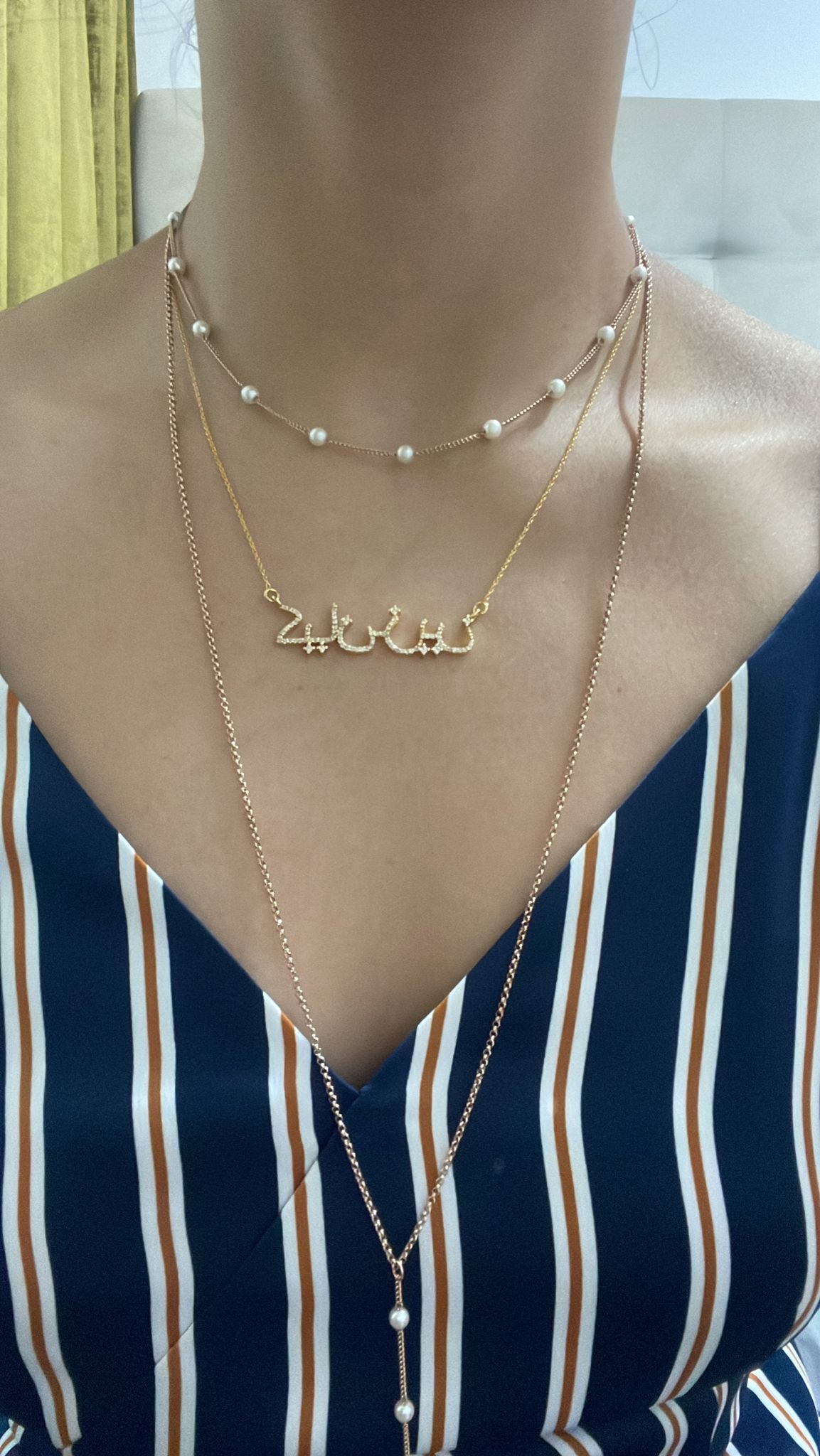 PREORDER - Tuyo Necklace Custom Language/Font - DRJ Fine
