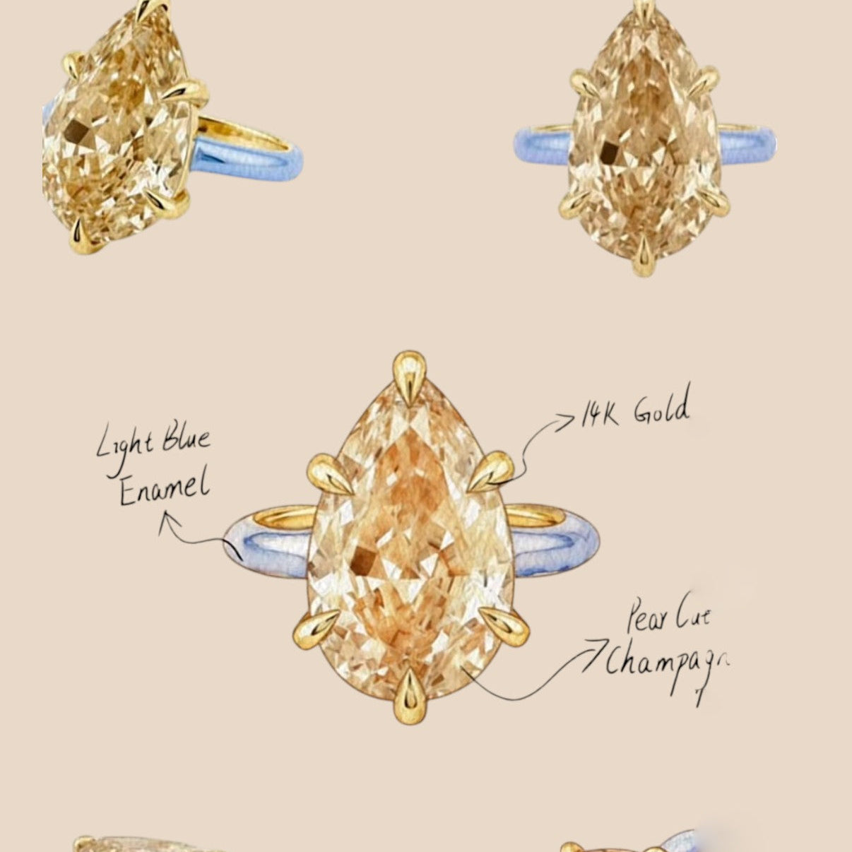PREORDER - Lila Ring - DRJ FINE