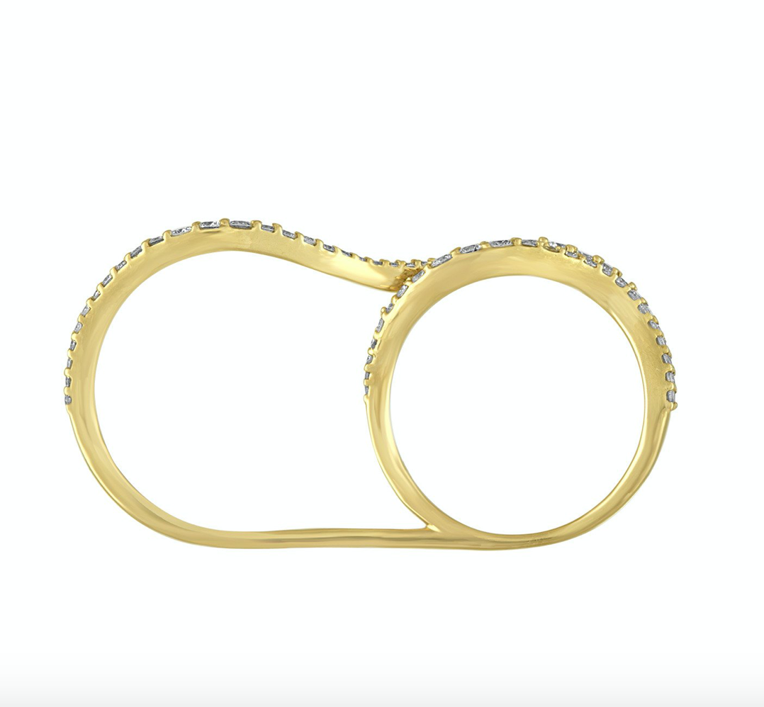Kaia Double Finger Ring