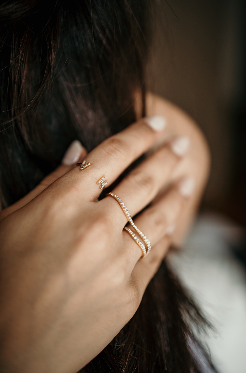 Kaia Double Finger Ring