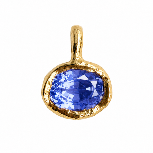 Athena Pendant Cornflower Sapphire