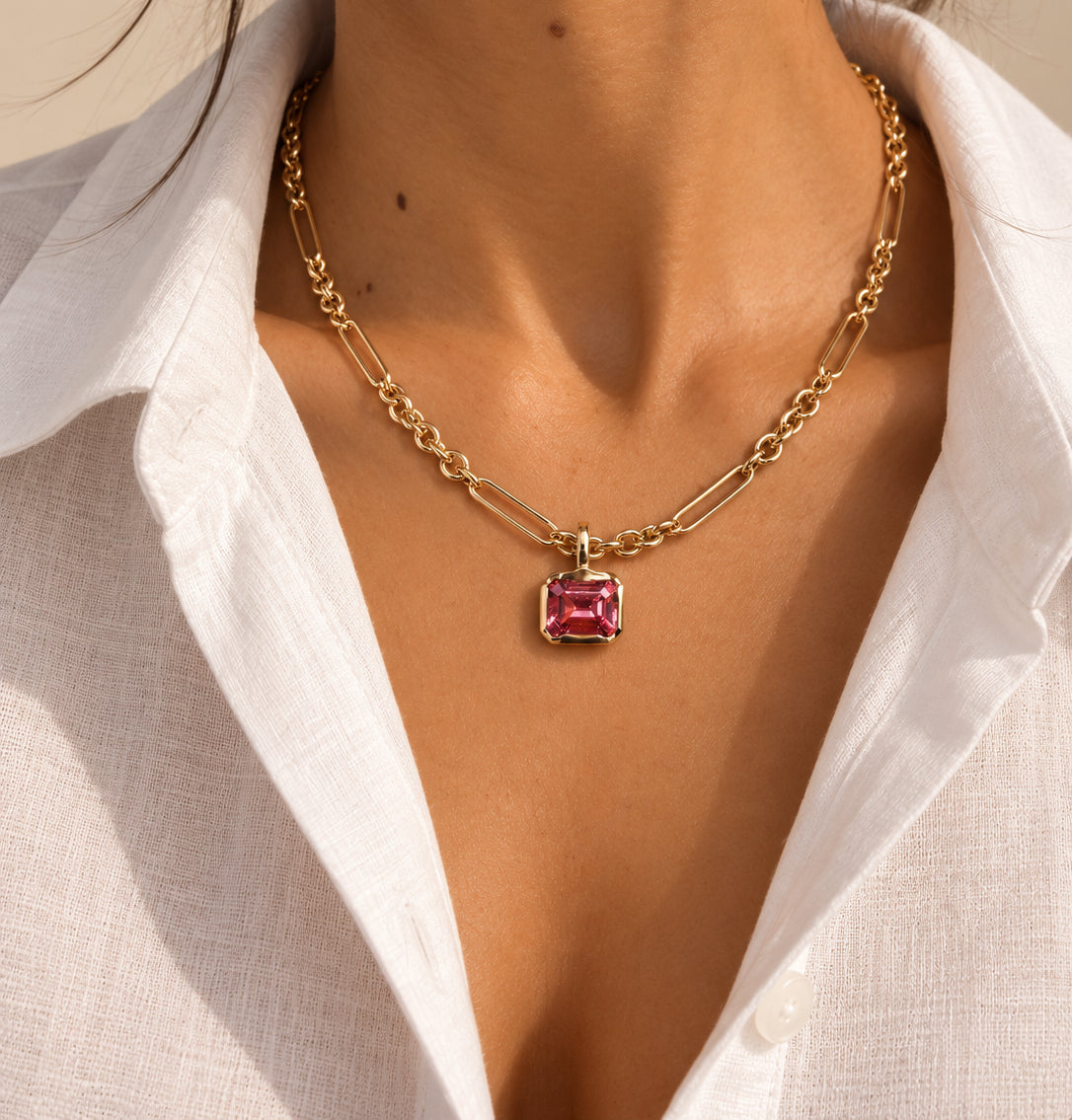 Athena Pendant Tourmaline