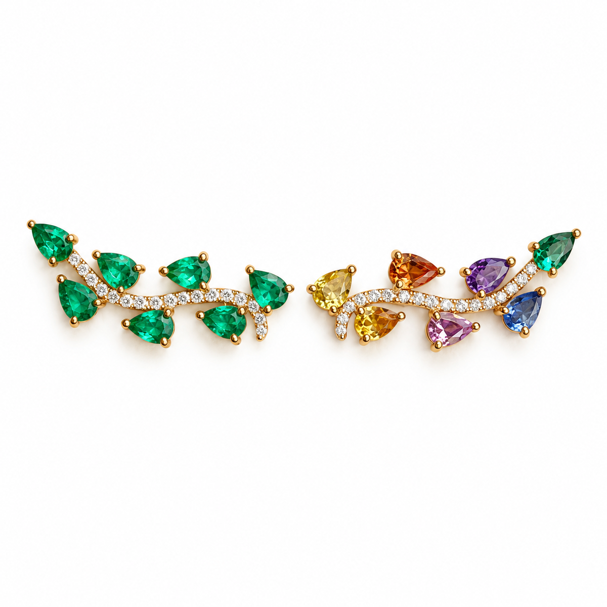 Elysian Vine Earrings - DRJ FINE