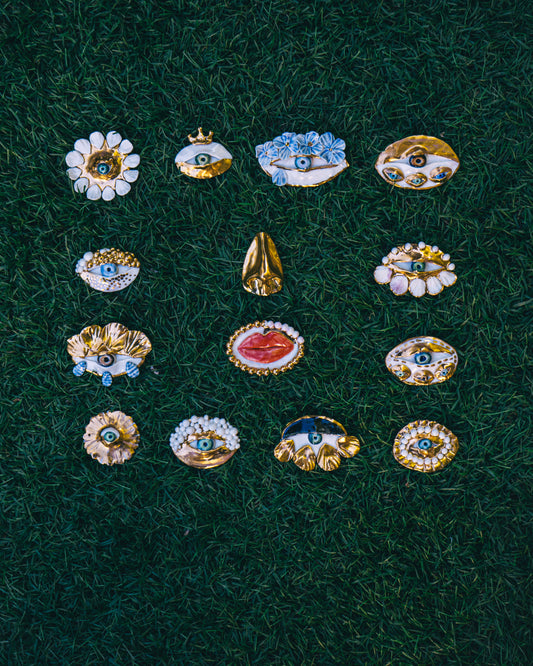 Apri Jewelry - Eye Brooch