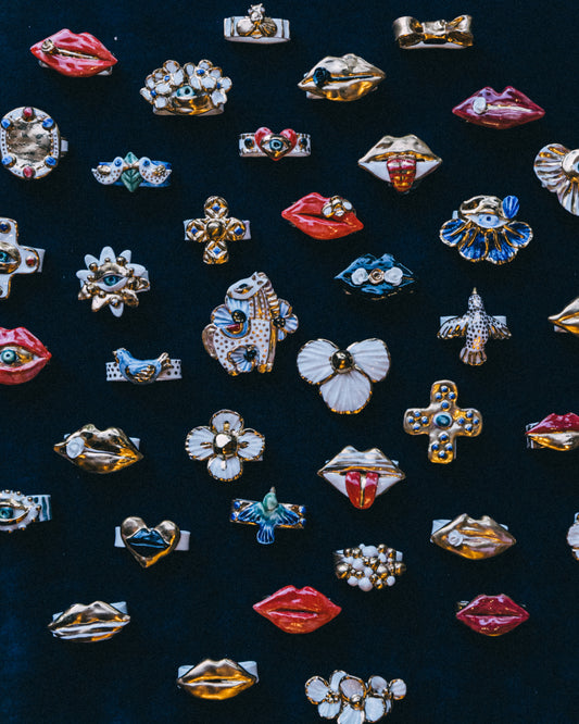 Apri Jewelry - Scarf RIngs