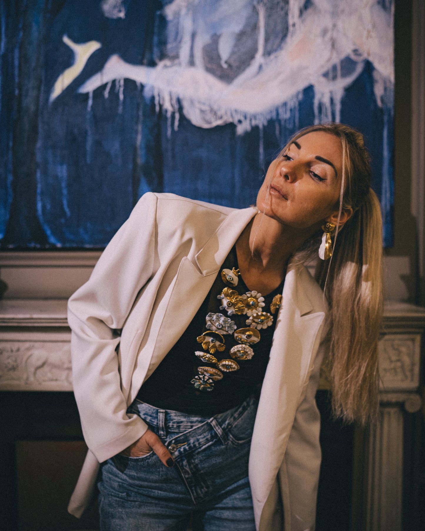 Apri Jewelry - Eye Brooch