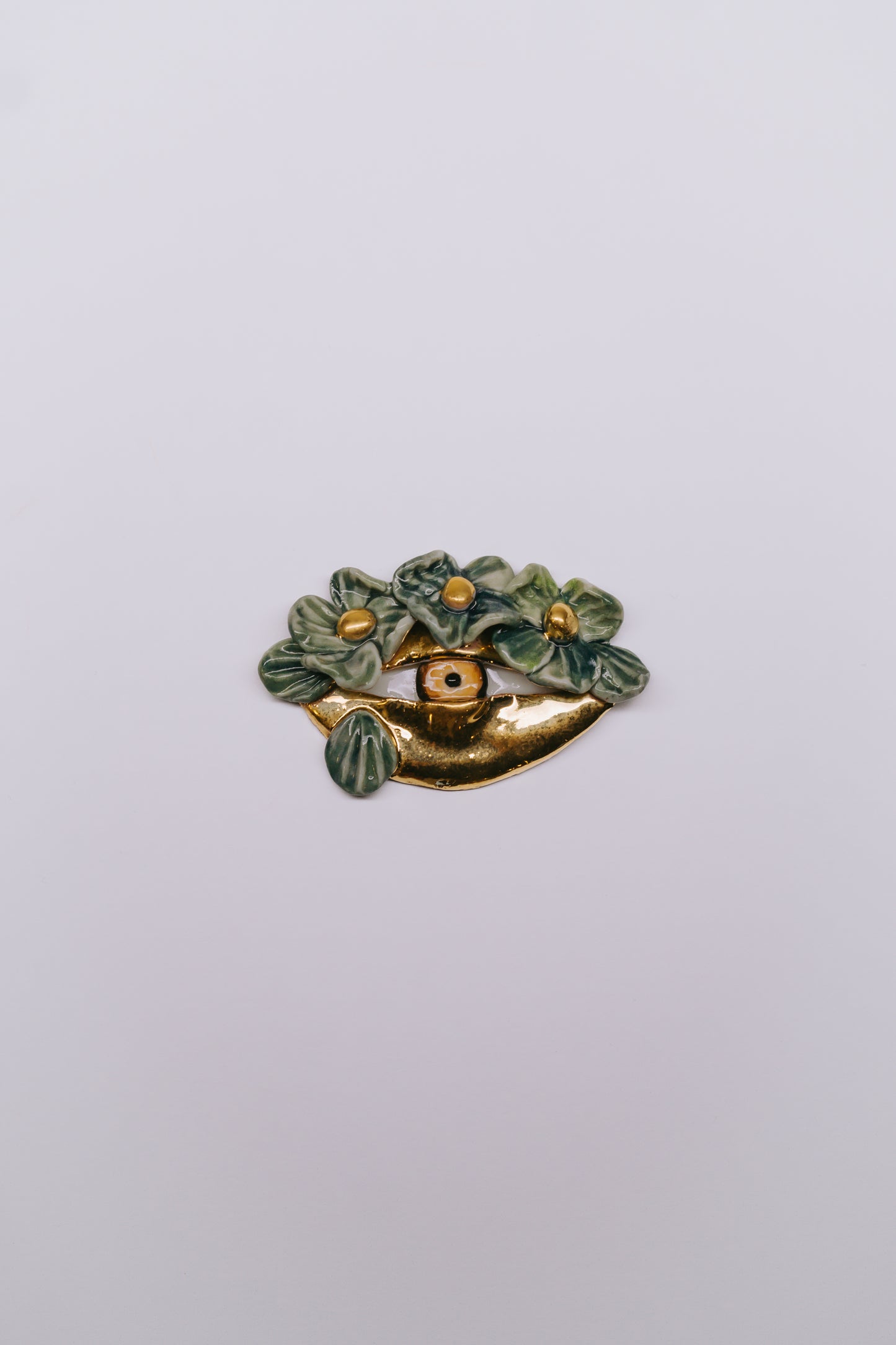 Apri Jewellery - Eye Brooch 004