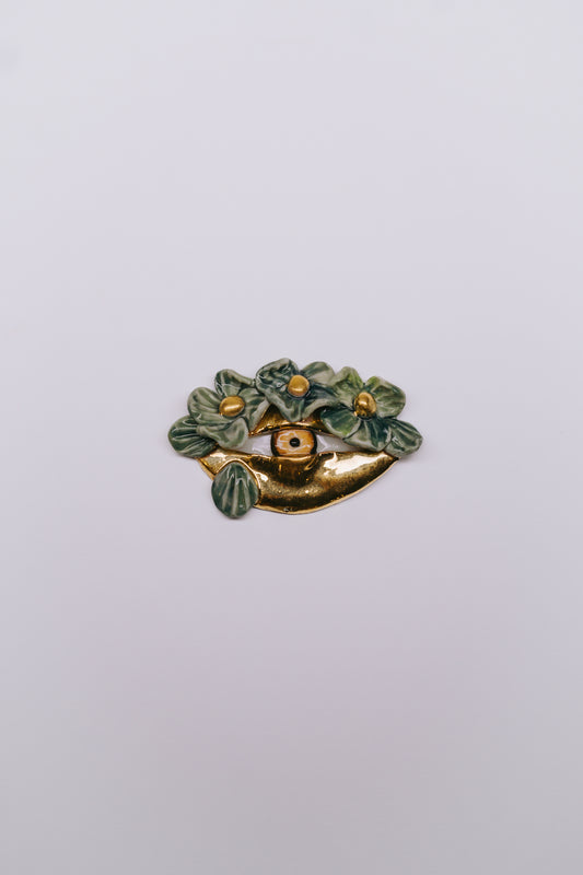 Apri Jewellery - Eye Brooch 004