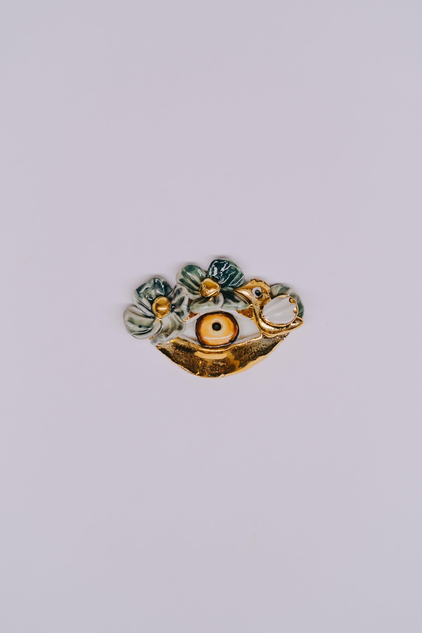 Apri Jewellery - Eye Brooch 001