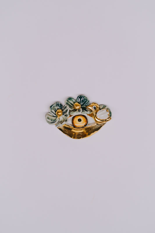 Apri Jewellery - Eye Brooch 001