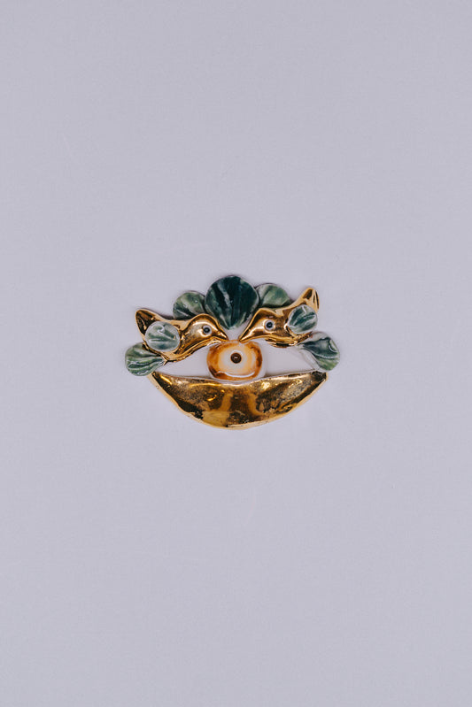 Apri Jewellery - Eye Brooch 005