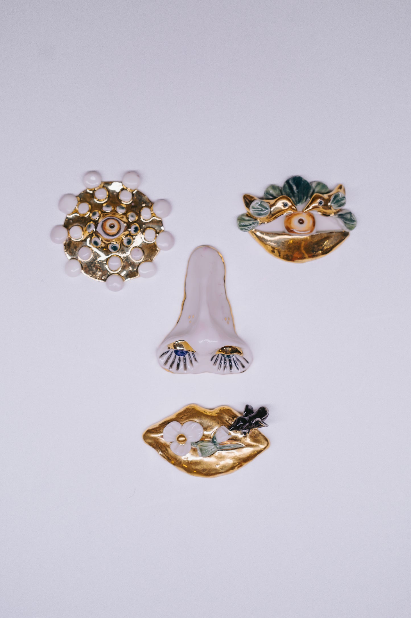 Apri Jewellery - Eye Brooch 001