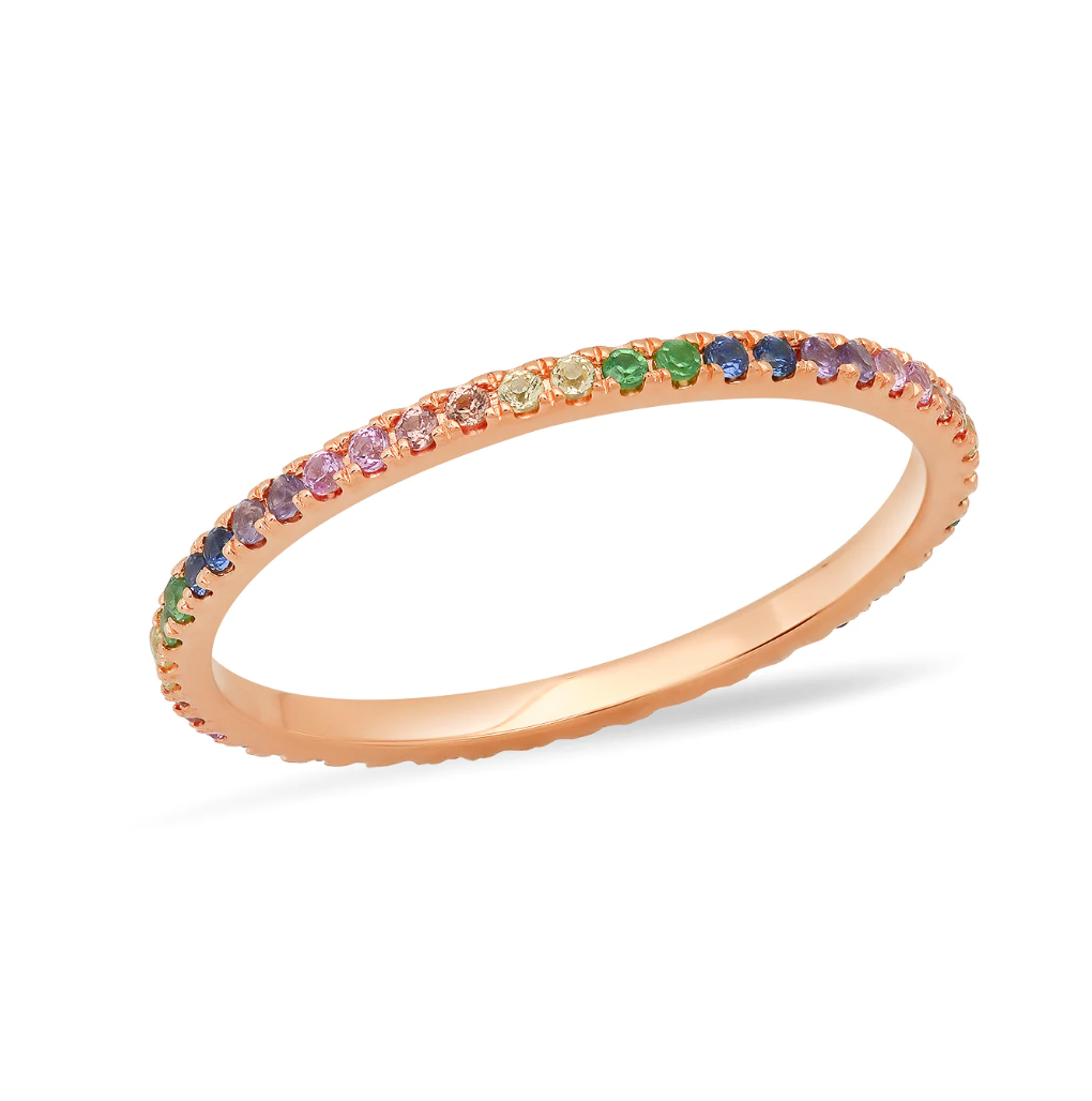 Rayah Rainbow Sapphire Ring - Fine