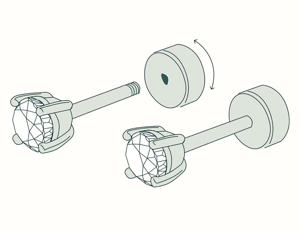 Faro Flatback Earrings