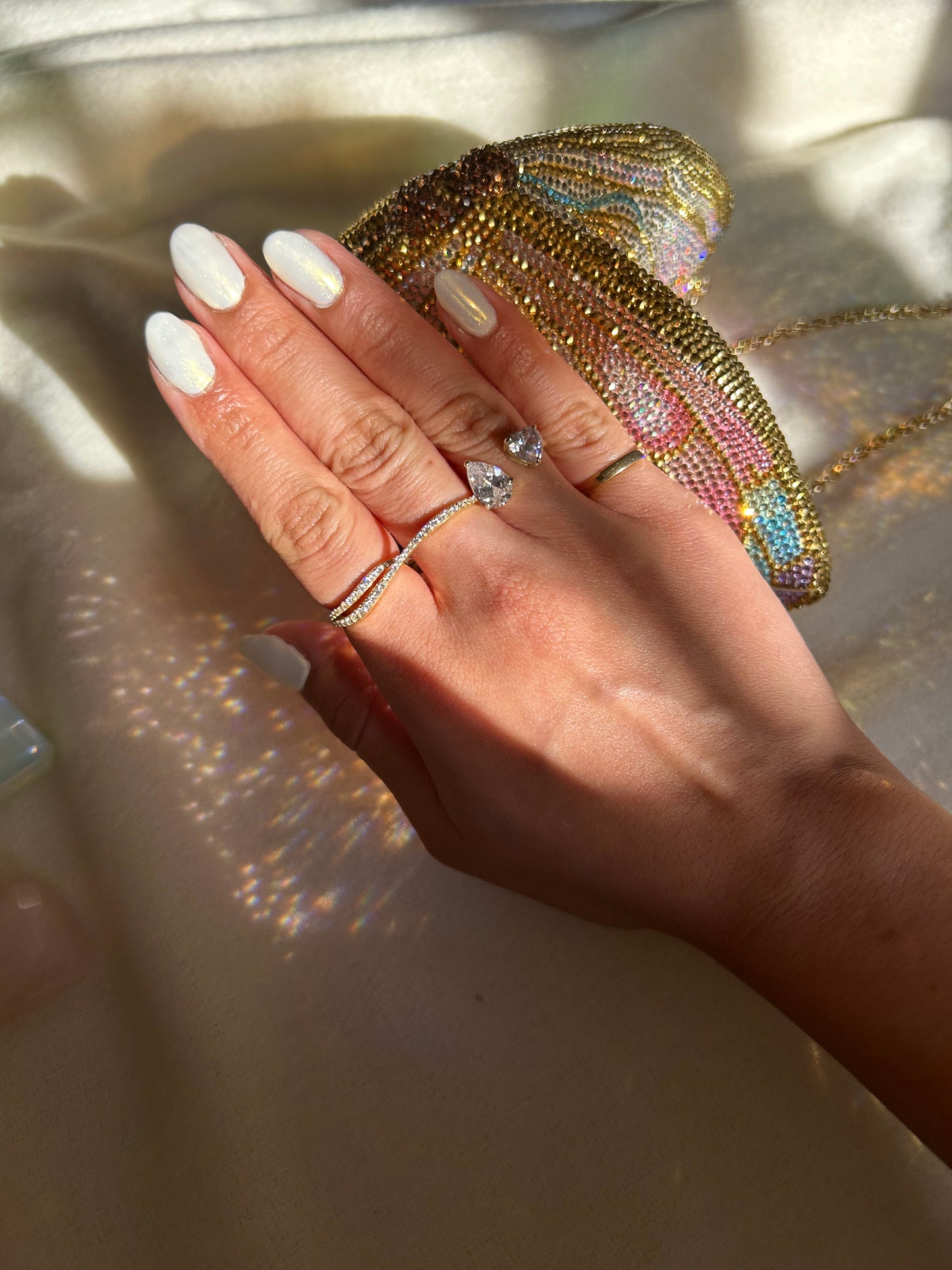Kaia Double Finger Ring