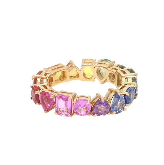 PREORDER - Liana Eternity Sapphire Ring - DRJ Fine
