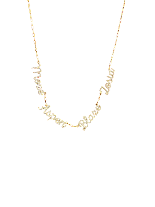 PREORDER - Tuyo Multi Name Necklace - DRJ Fine