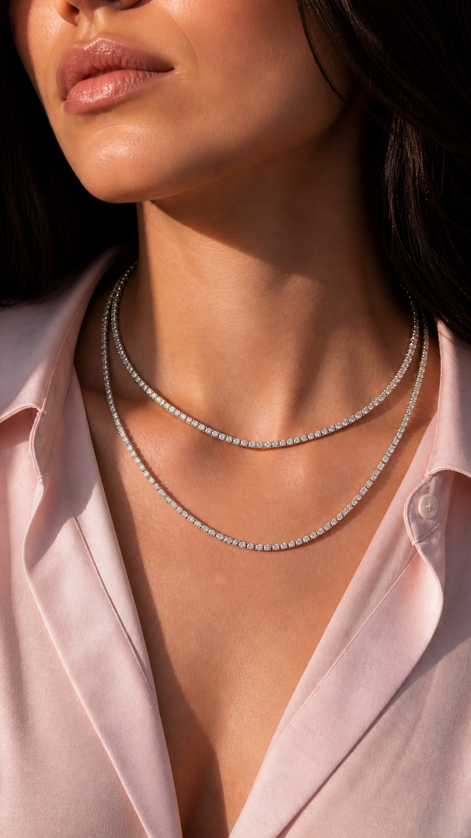 Poppy Tennis Necklace