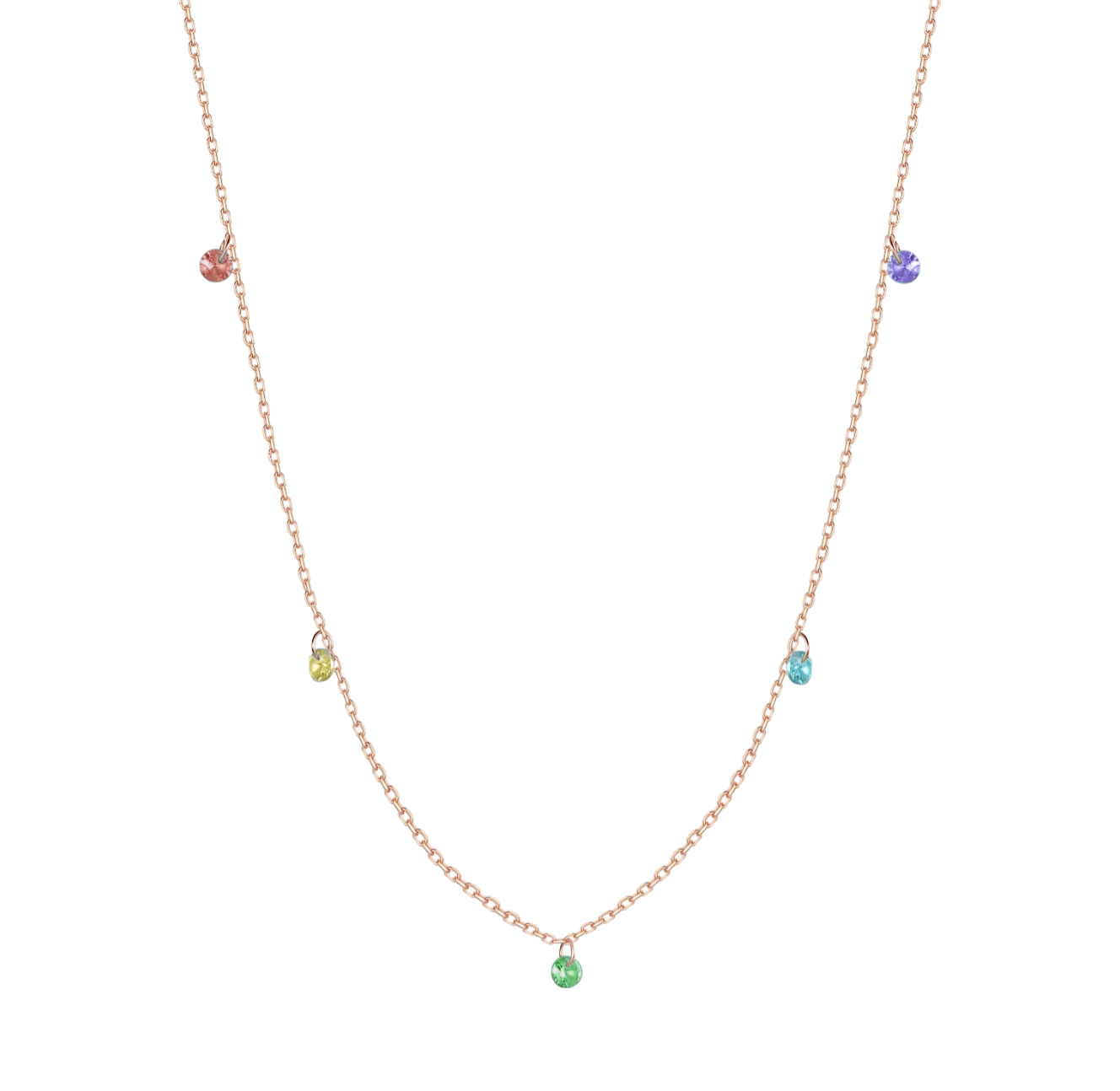 Titli Necklace Rainbow - DRJ Fine