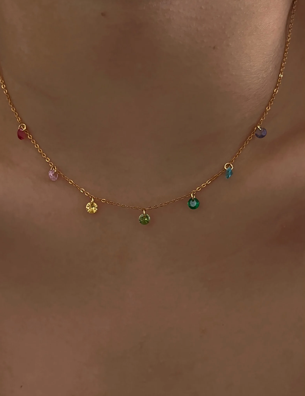 Titli Necklace Rainbow - DRJ Fine