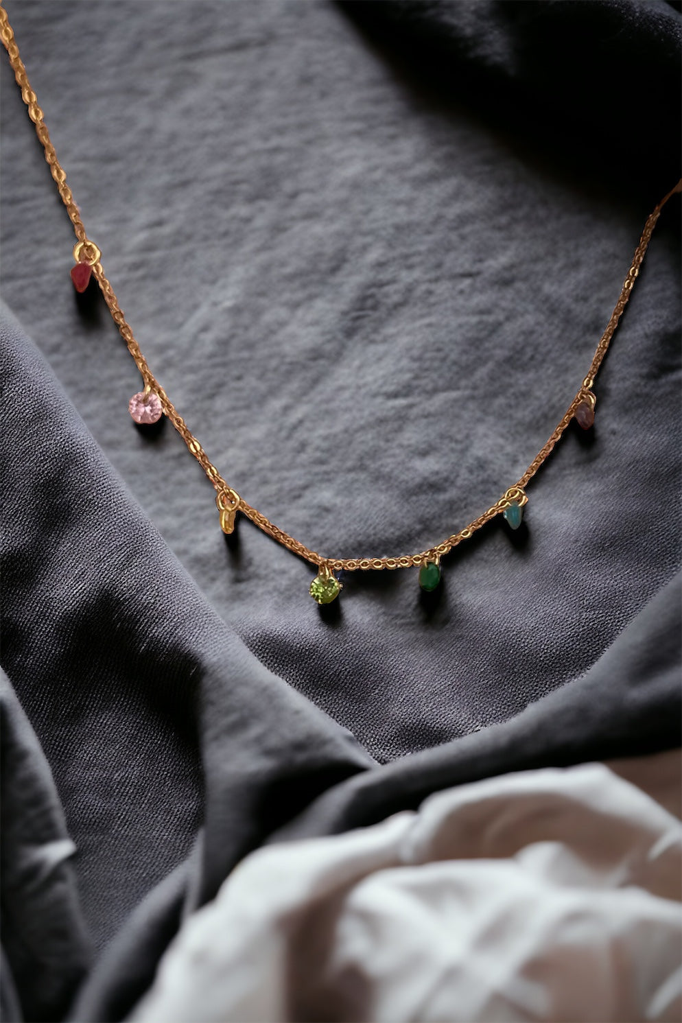 Titli Necklace Rainbow - DRJ Fine