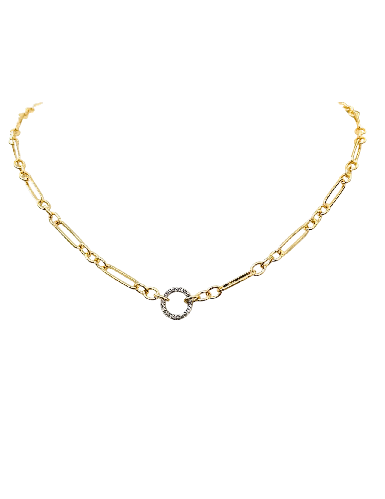 Trombone Charm Necklace