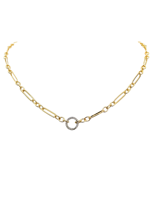 Trombone Charm Necklace